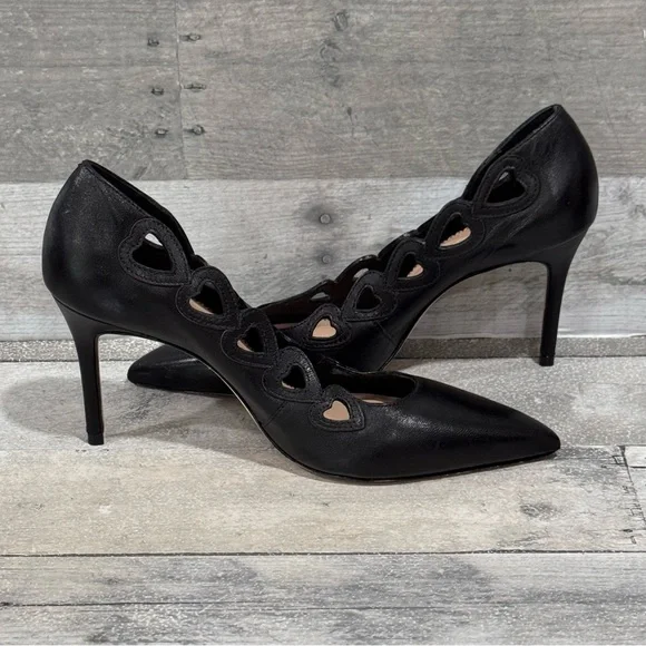 Cinq à Sept Margot Pointed Toe Pump Heels In Black - Size - 8 .US / 38 .EU - Picture 2 of 11